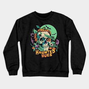 "Haunted Hues" design Crewneck Sweatshirt